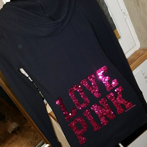 SMALL VSPINK - RARE THERMAL HOODIE💕 - Picture 4 of 8